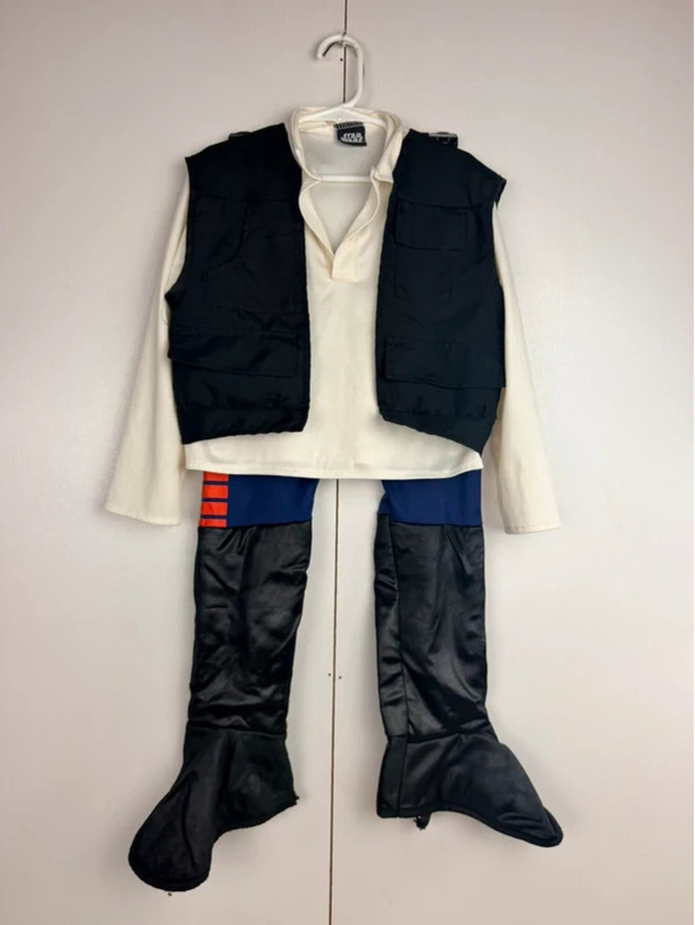 Star Wars Han Solo Kids Costume Rubie’s Size Small Shirt Vest Pants Boots